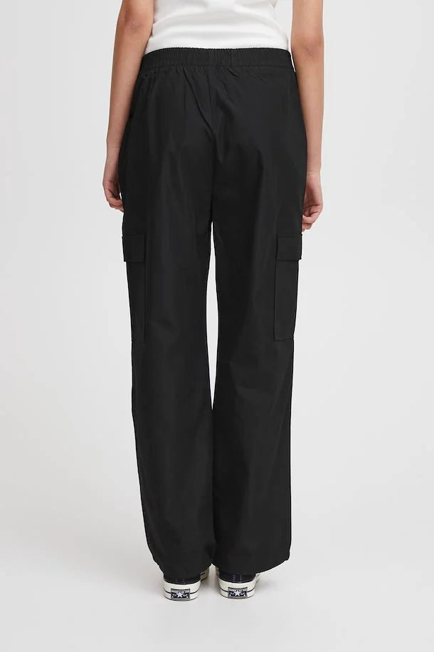 ICHI Kecia Black Trousers