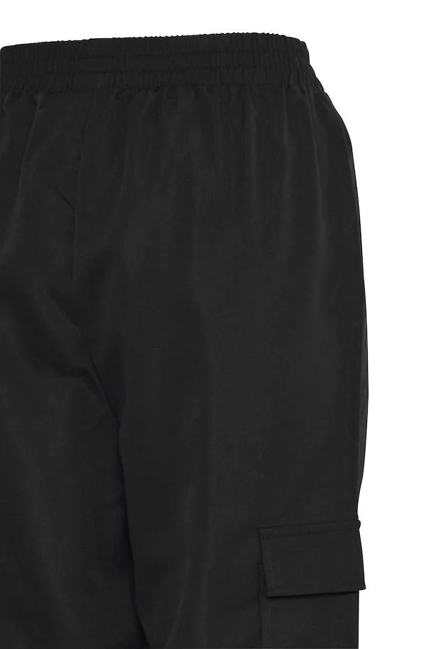 ICHI Kecia Black Trousers