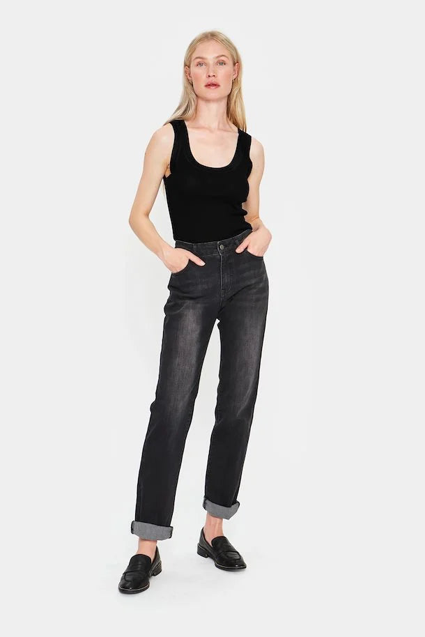 Saint Tropez Maya Tank Top in Black