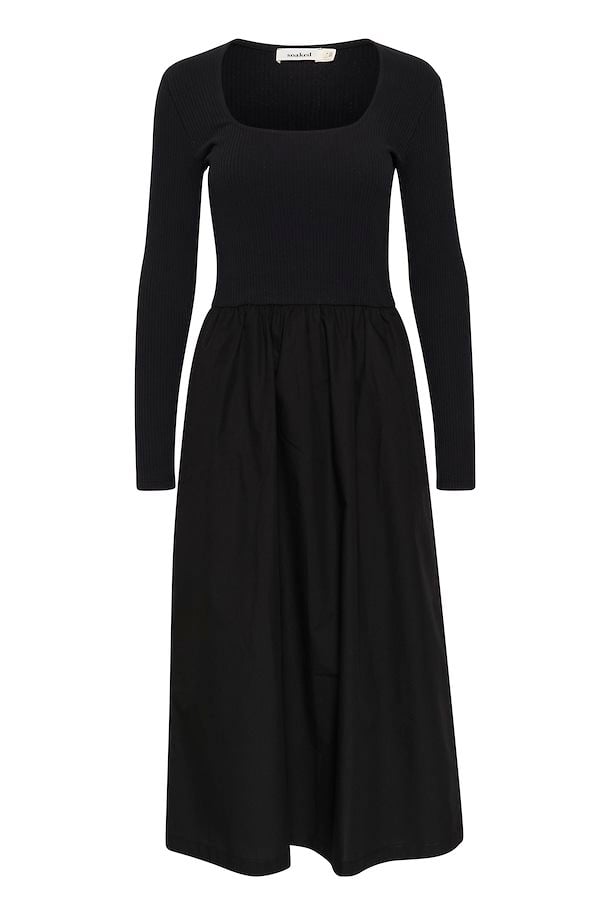 Soaked in Luxury Simone Phoebe LS Dress in Black