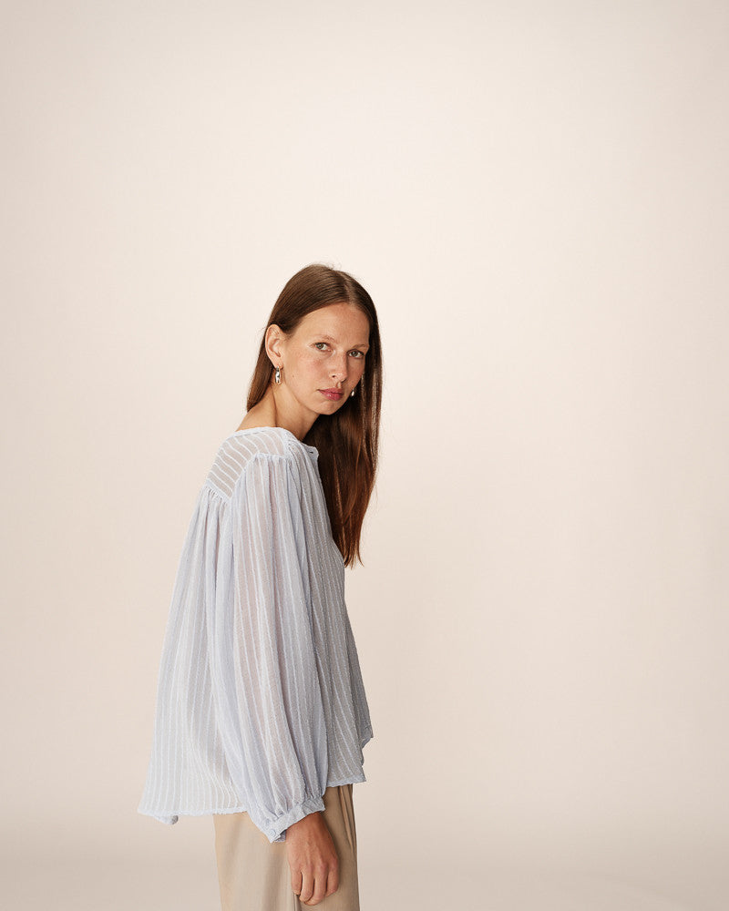 Grace & Mila Poesie Blouse in Blue