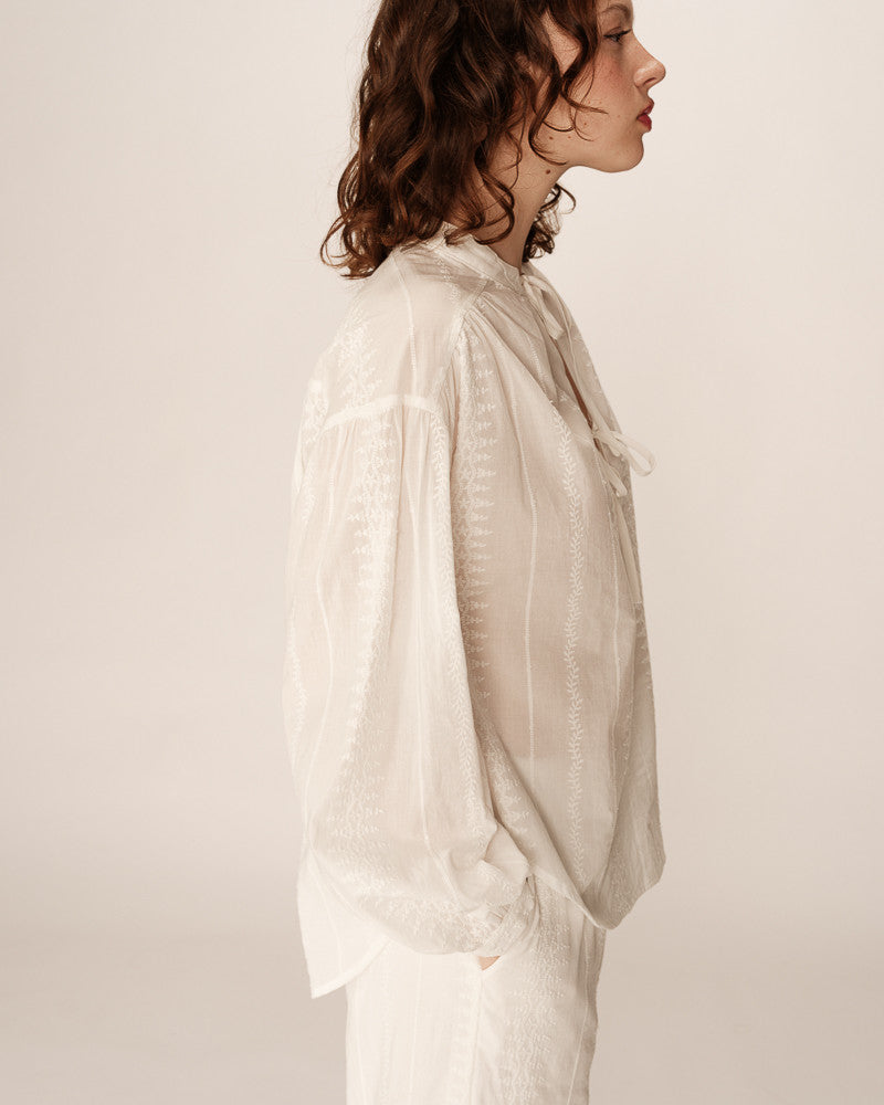 Grace & Mila Persia Blouse in White