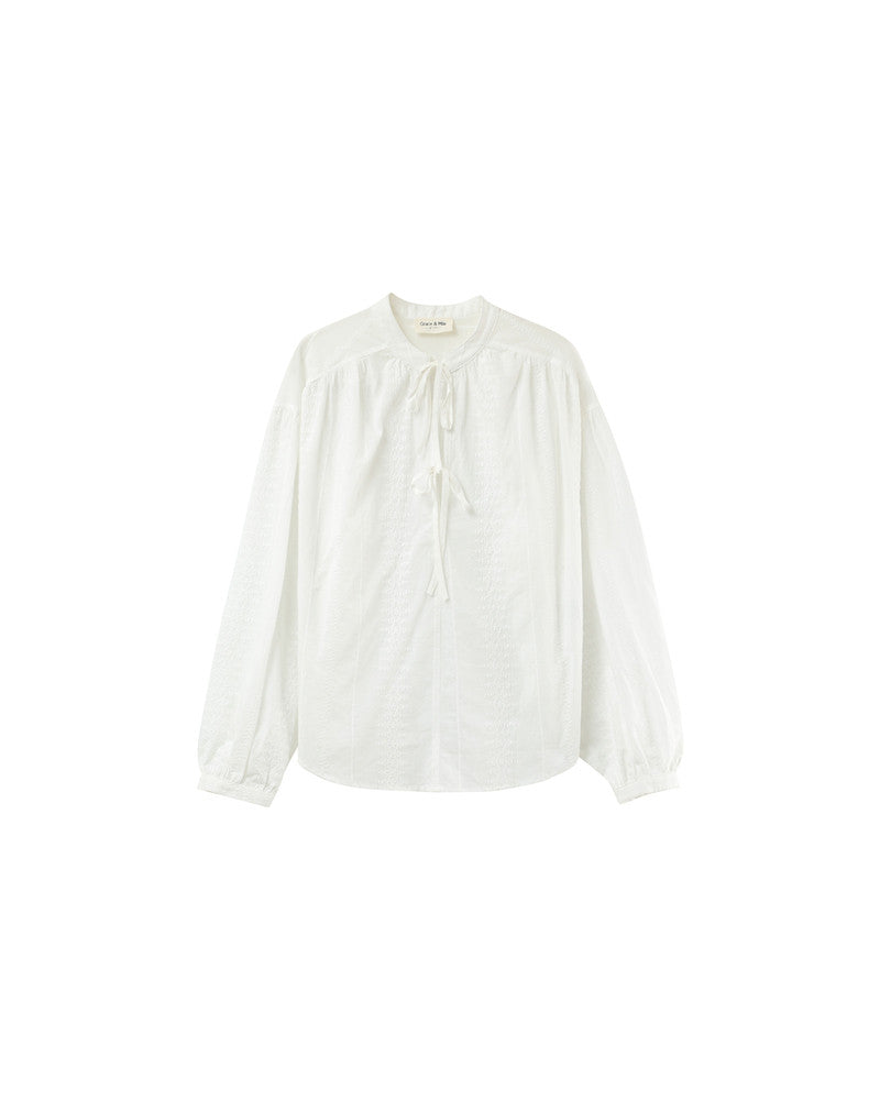 Grace & Mila Persia Blouse in White