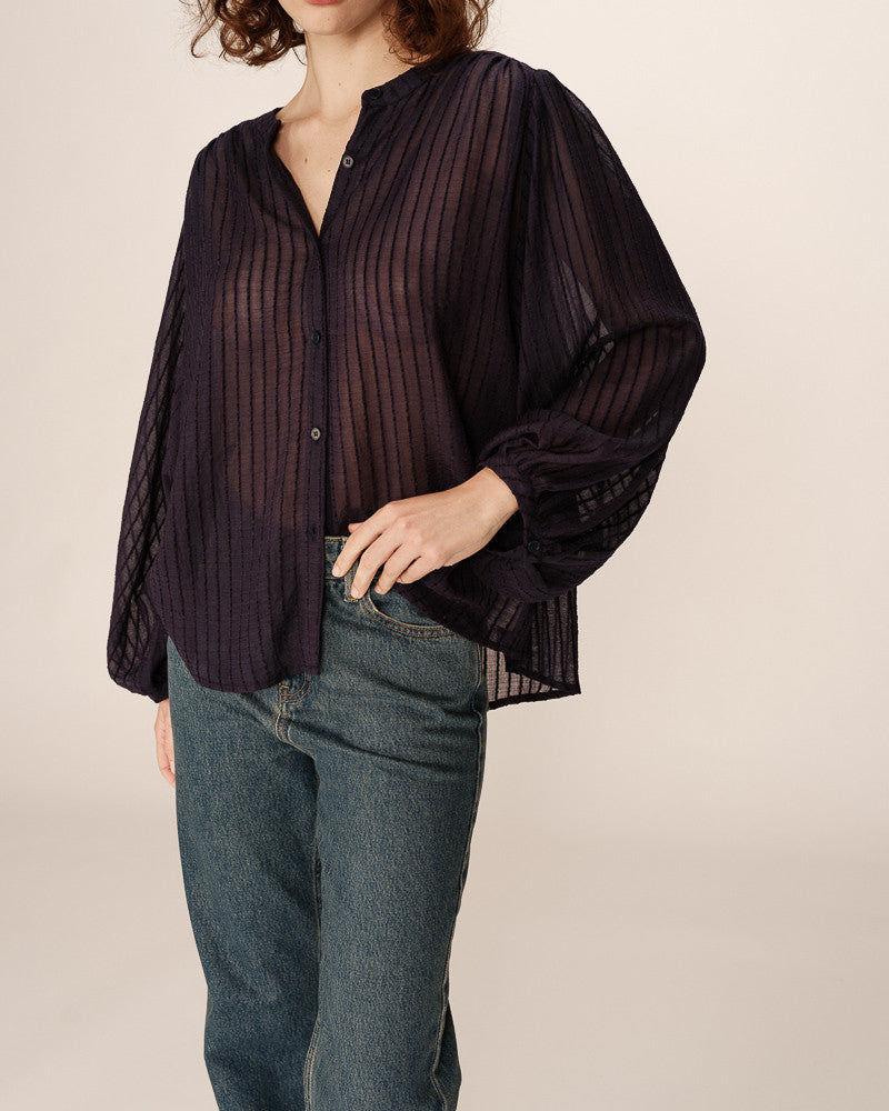 Grace & Mila Poesie Blouse in Marine