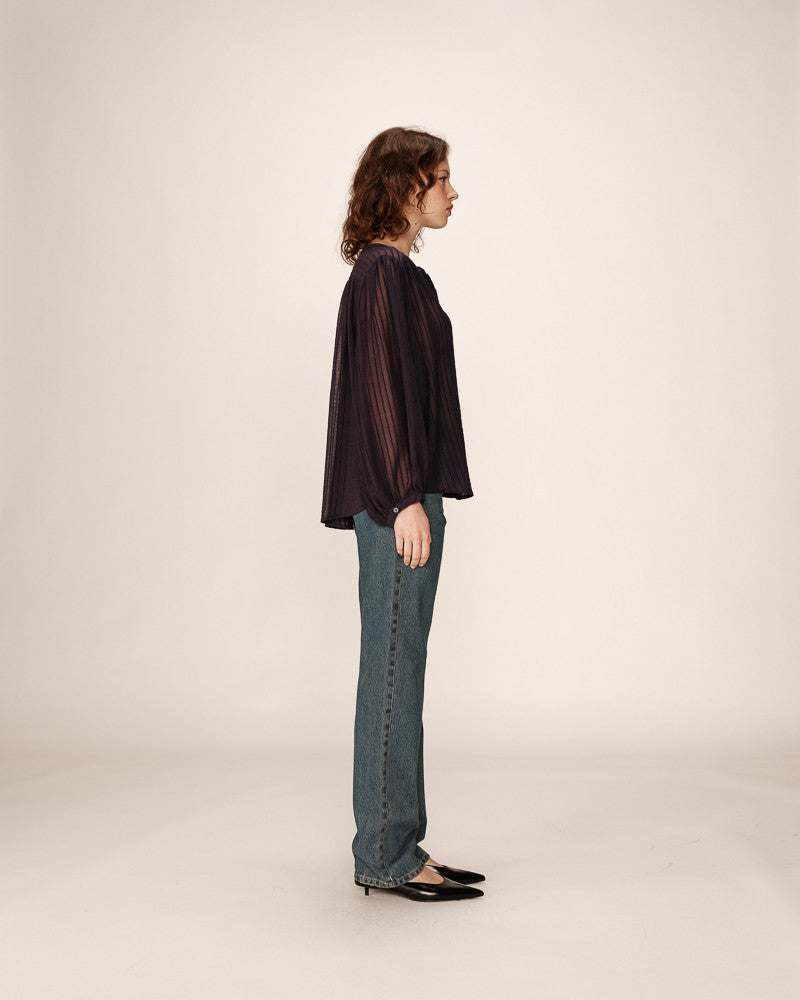 Grace & Mila Poesie Blouse in Marine