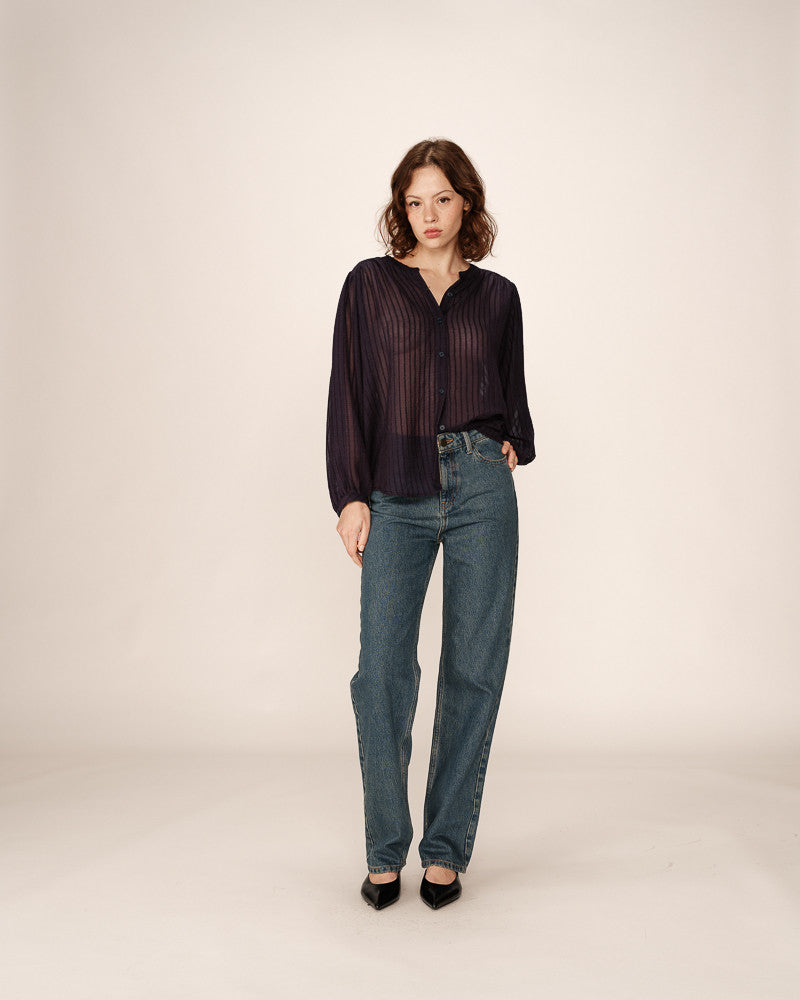 Grace & Mila Poesie Blouse in Marine