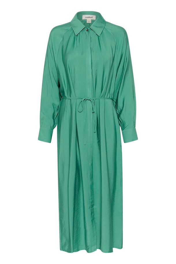 Soaked in Luxury Sija Dress in  Bottle Green