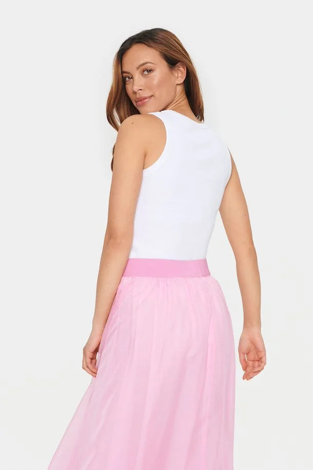 Saint Tropez White AstaSZ High Tank Top