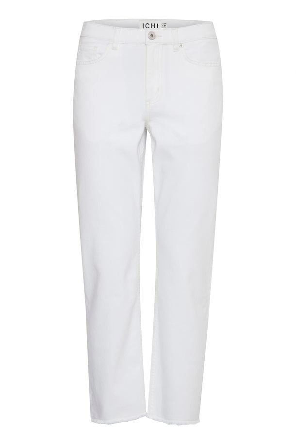 ICHI Ziggy Raven Denim Jeans in Bright White