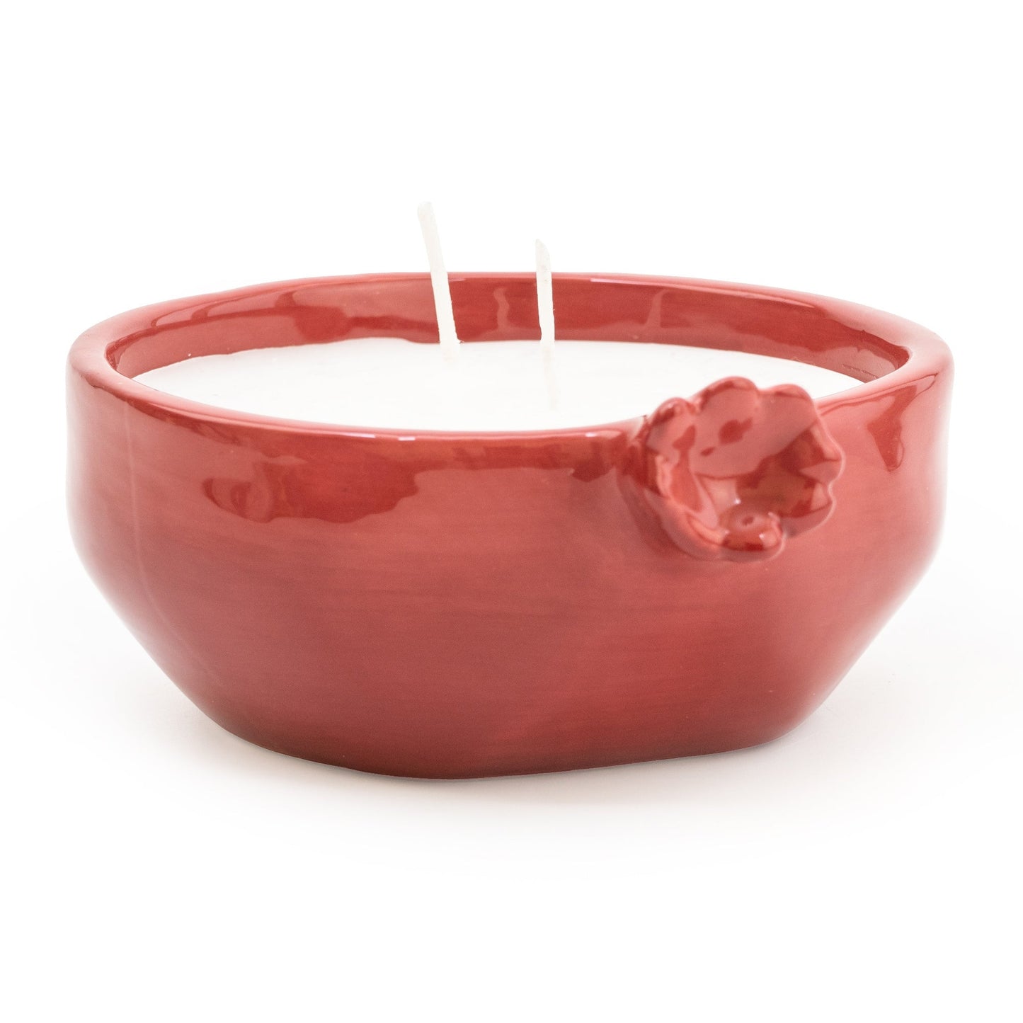 Ceramic Pomegranate Candle