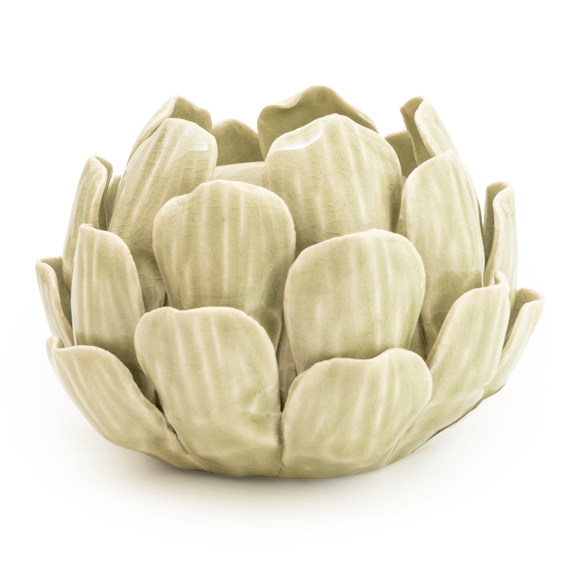 Artichoke Candleholder Green