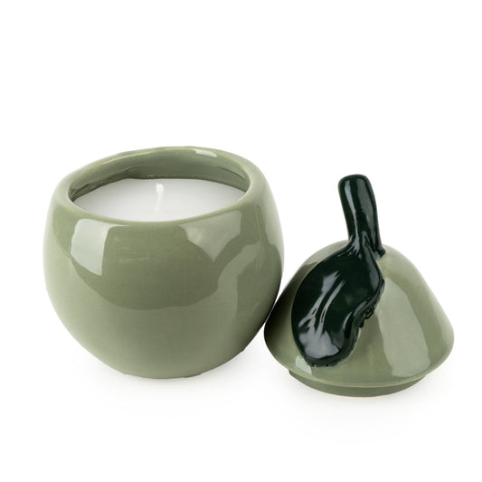 Ceramic Pear Shaped Candle
