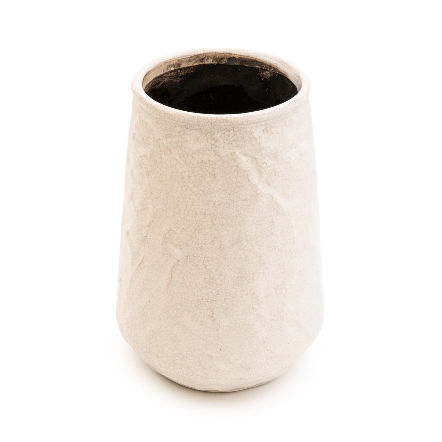 Small Conical Vase - White