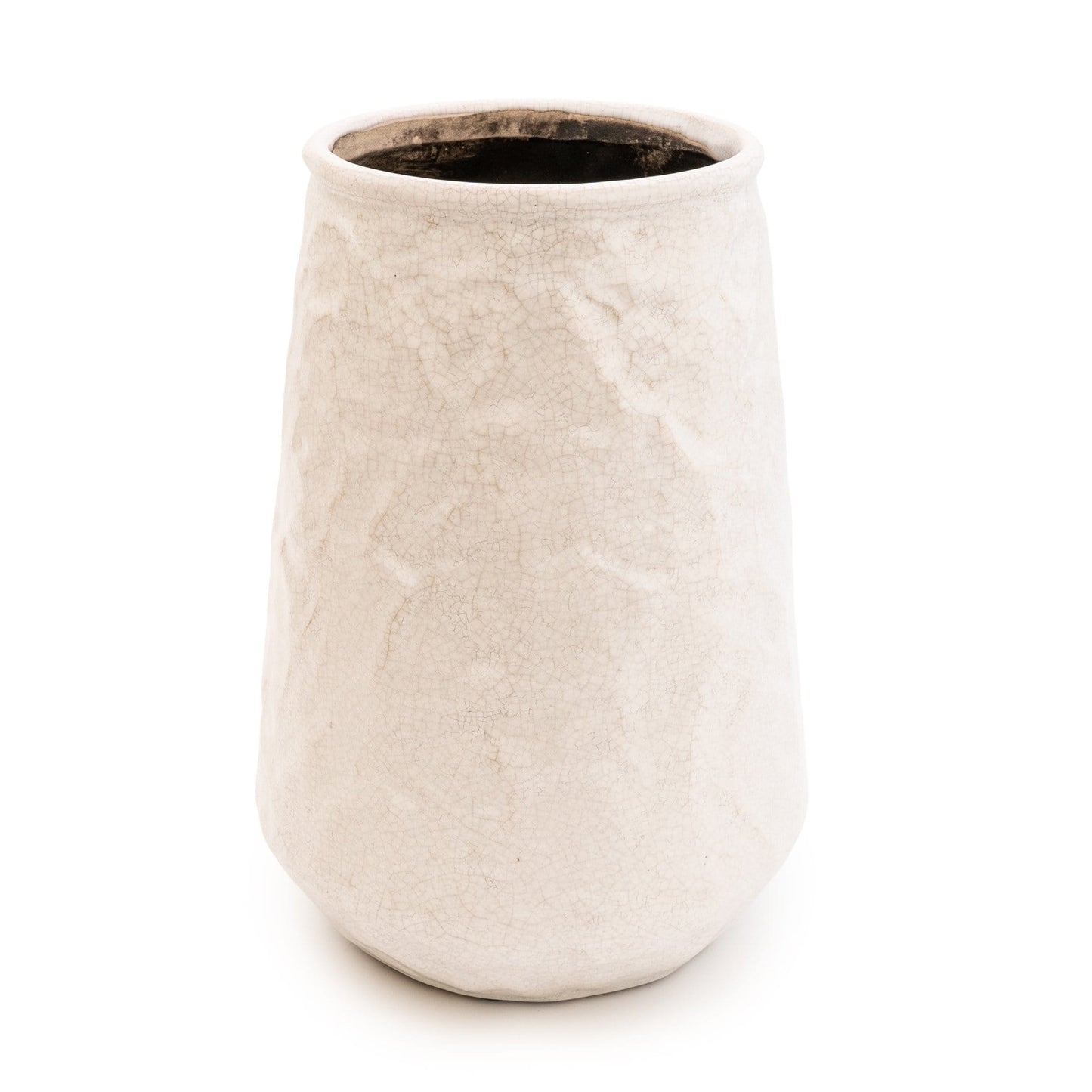 Small Conical Vase - White