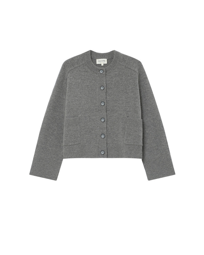 Grace & Mila Sanson Cardigan in Gray