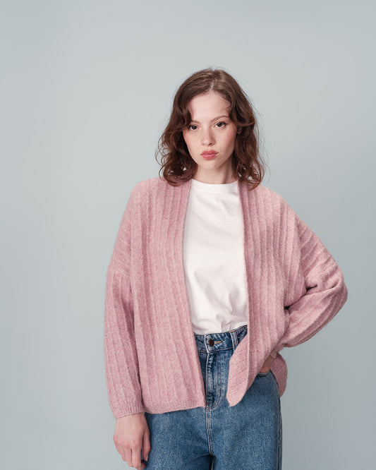 Grace & Mila Nando Cardigan in Rose