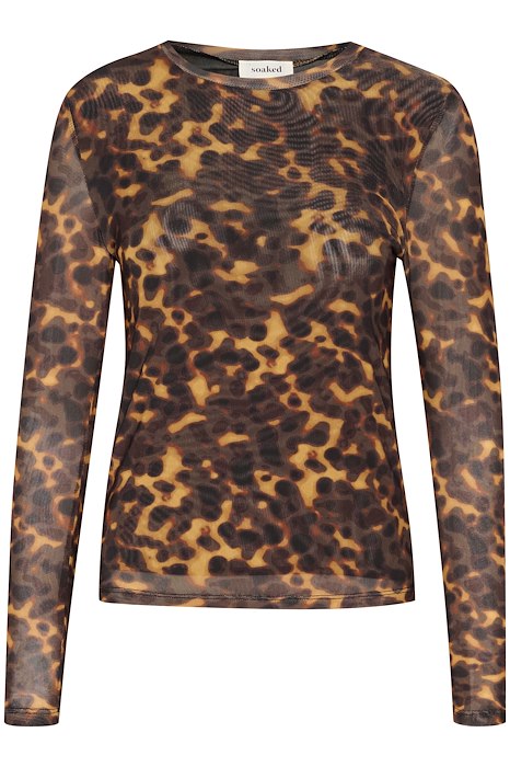 Soaked in Luxury Kerrie Tee in Tortoise Print