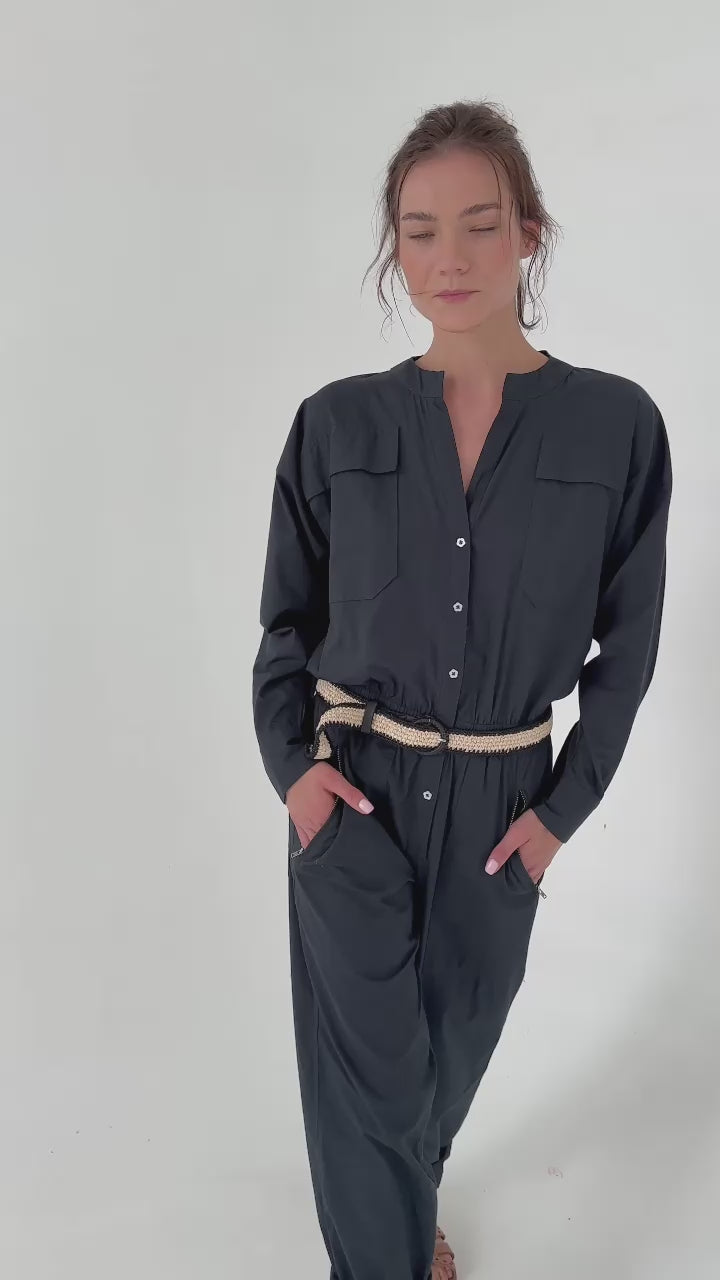 Chico Soleil ANJALI JUMPSUIT in Black
