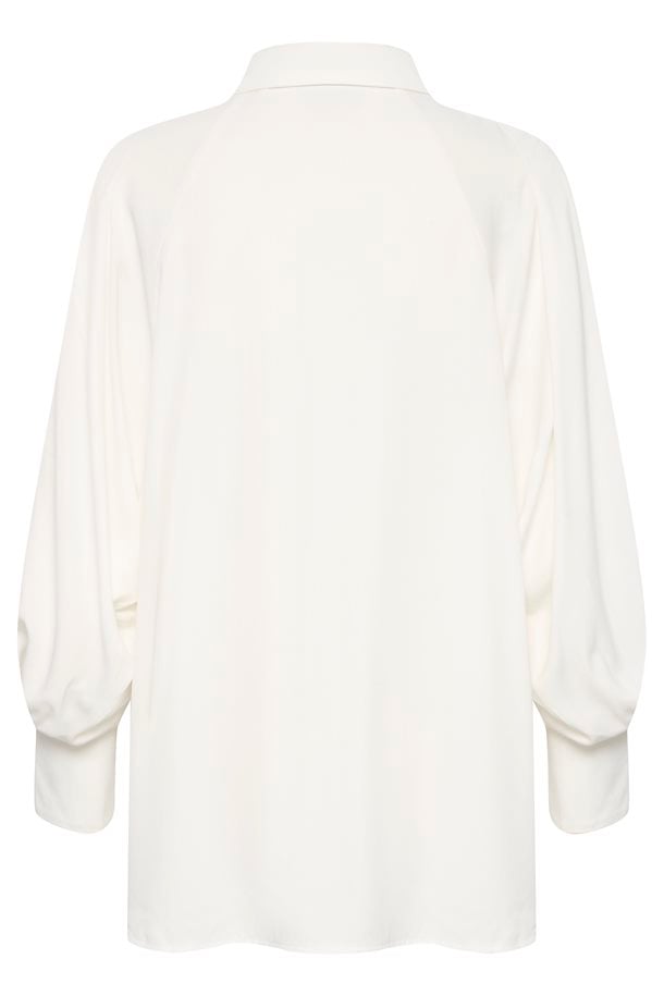 KAFFE Lea Shirt in Chalk