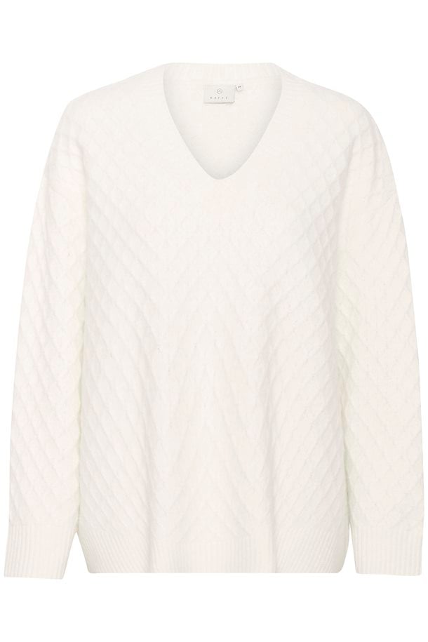 Kaffe Selma Knit Pullover in Chalk