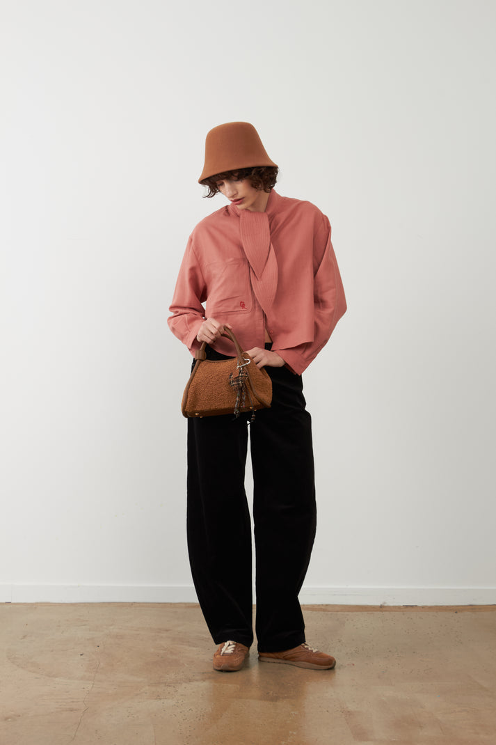 Orfeo Arnold Collar Shirt in Blush