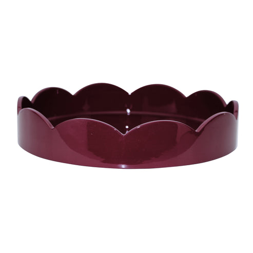 Addison Ross Cherry Small Round Scallop Tray