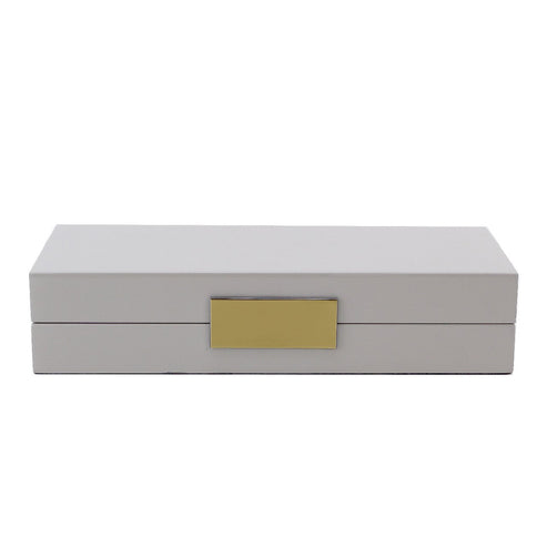 Addison Ross Chiffon Lacquer Box With Gold 4x9