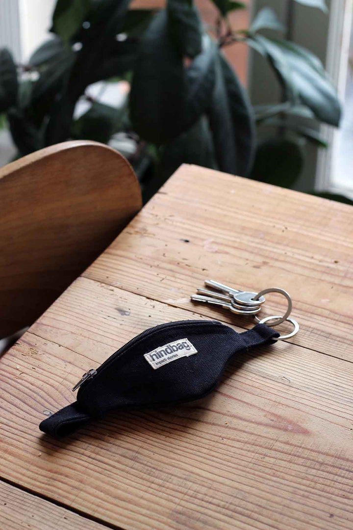 Come Black Banana Keychain
