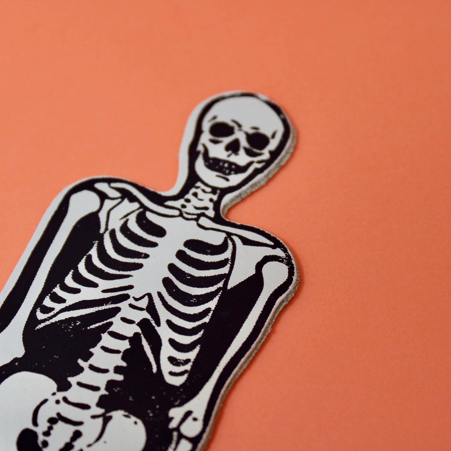 Skeleton Bookmark: Cream