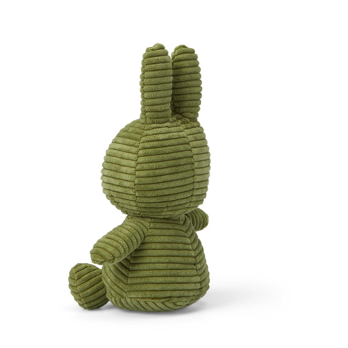 Miffy Sitting Corduroy Soft Toy in Olive Green (23cm)