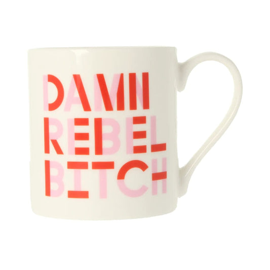 Black & Beech Damn Rebel B!t*h Mug