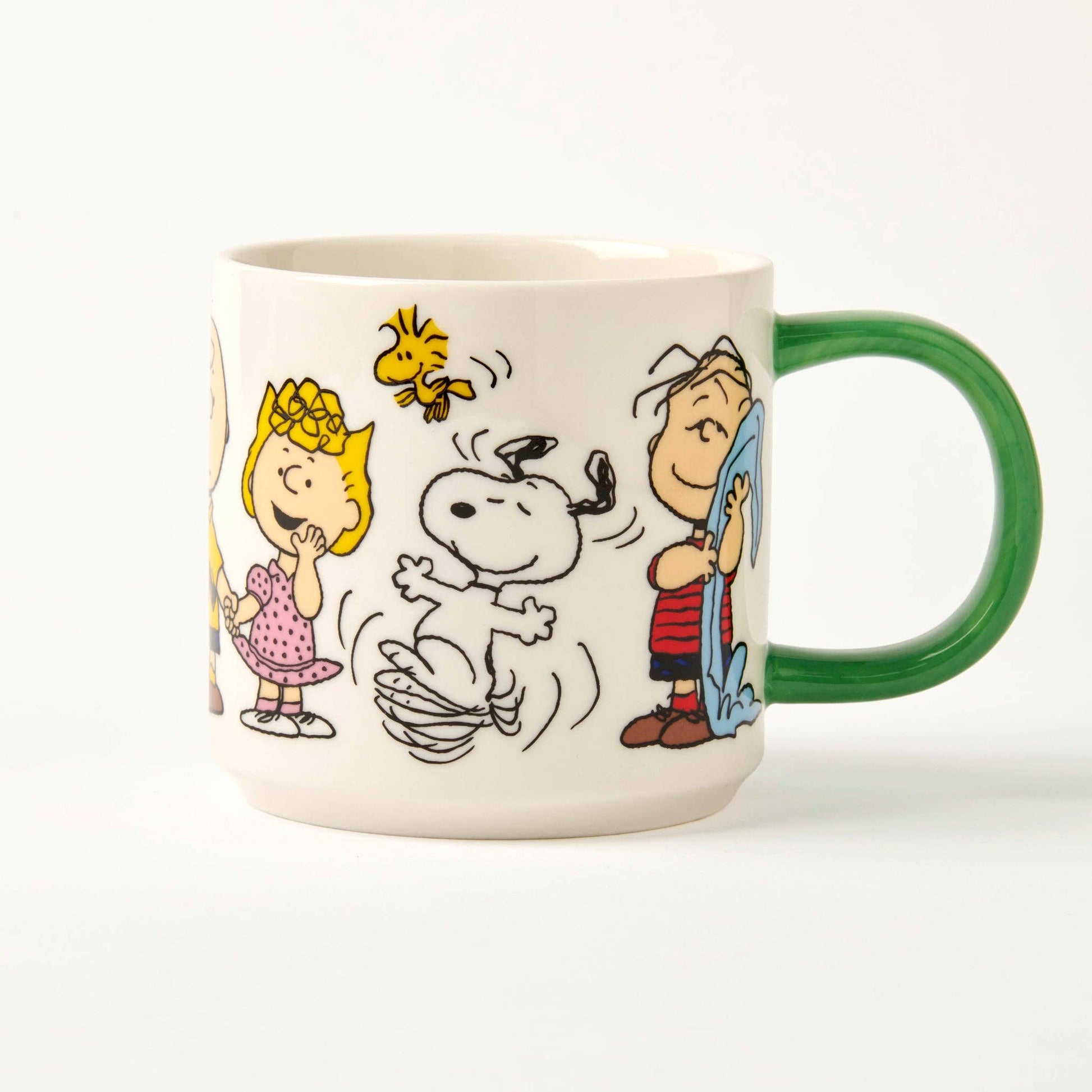 Mug with cartoon characters on a white background