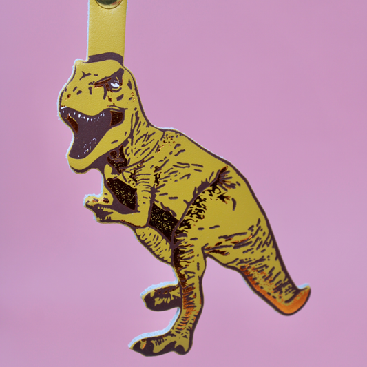 T-Rex Key Fob - Ochre