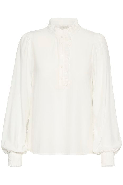 KAFFE Dorit Blouse in Chalk