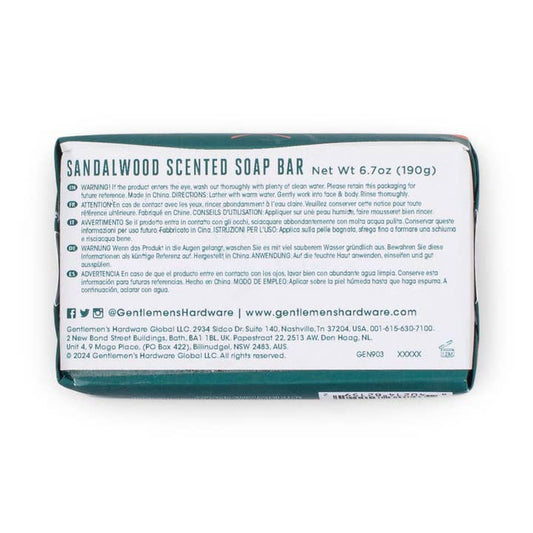 Gentlemen's Hardware Soap - Sandalwood