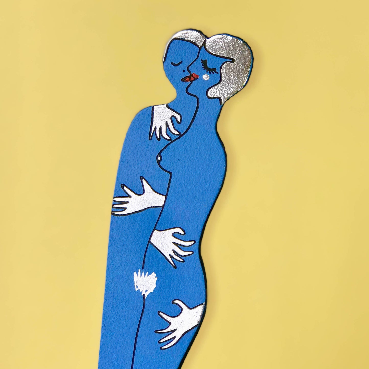 Arc Colour Design Book Lover Bookmark: Cream/Orange