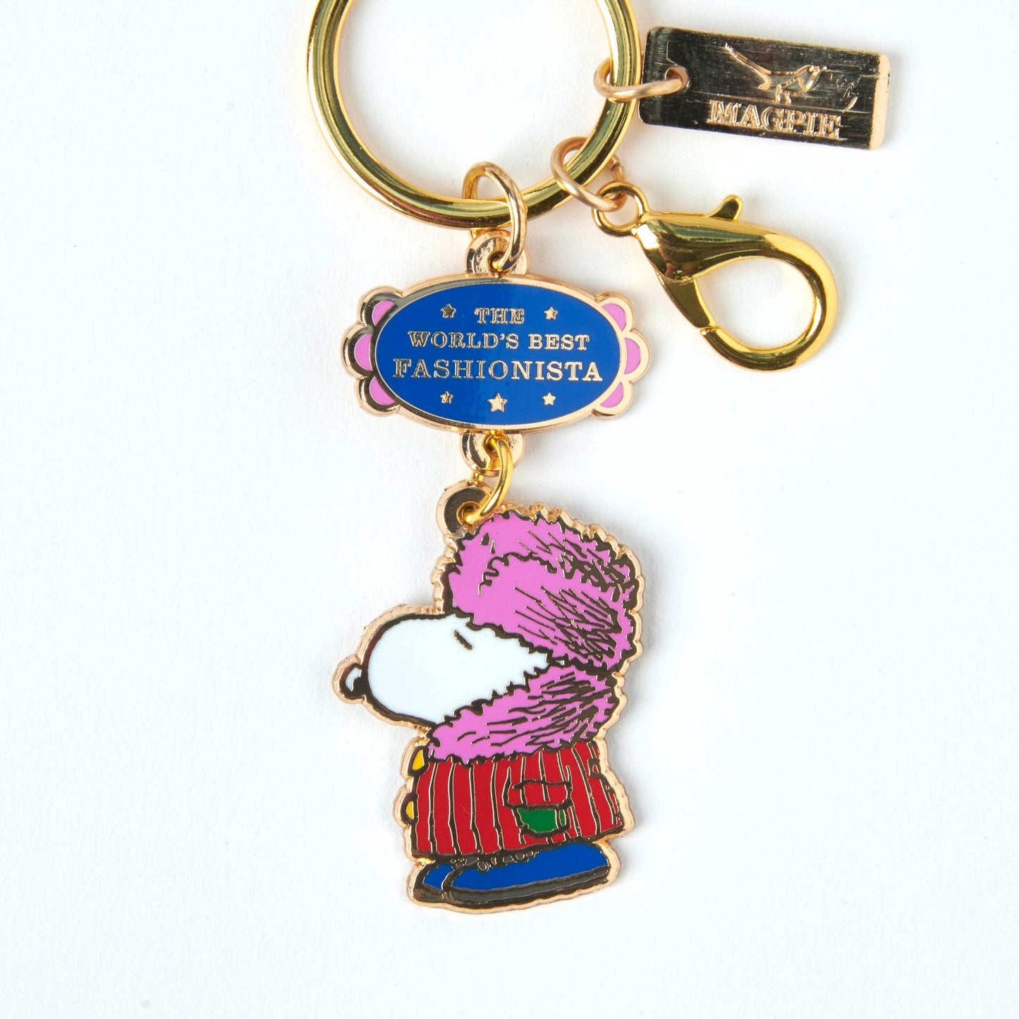 Magpie - Peanuts World's Best Fashionista Keyring