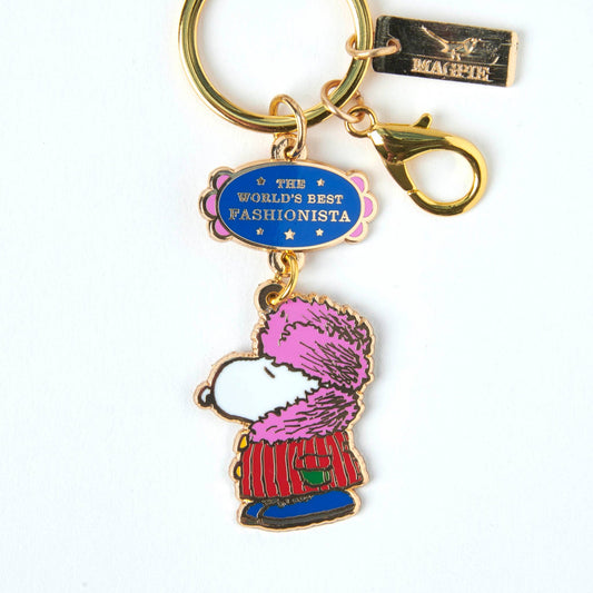 Magpie - Peanuts World's Best Fashionista Keyring