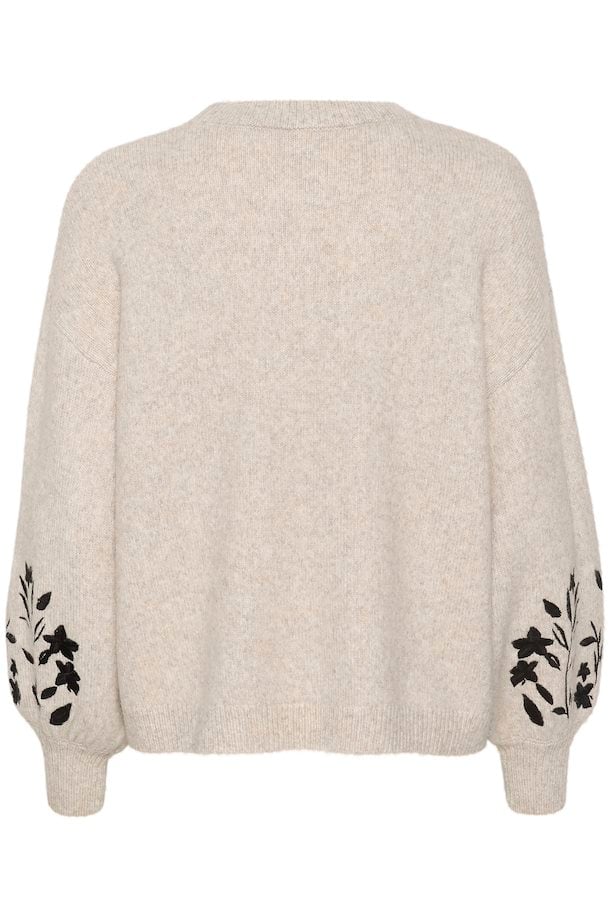 Kaffe Lisette Pullover in Feather Grey Melange