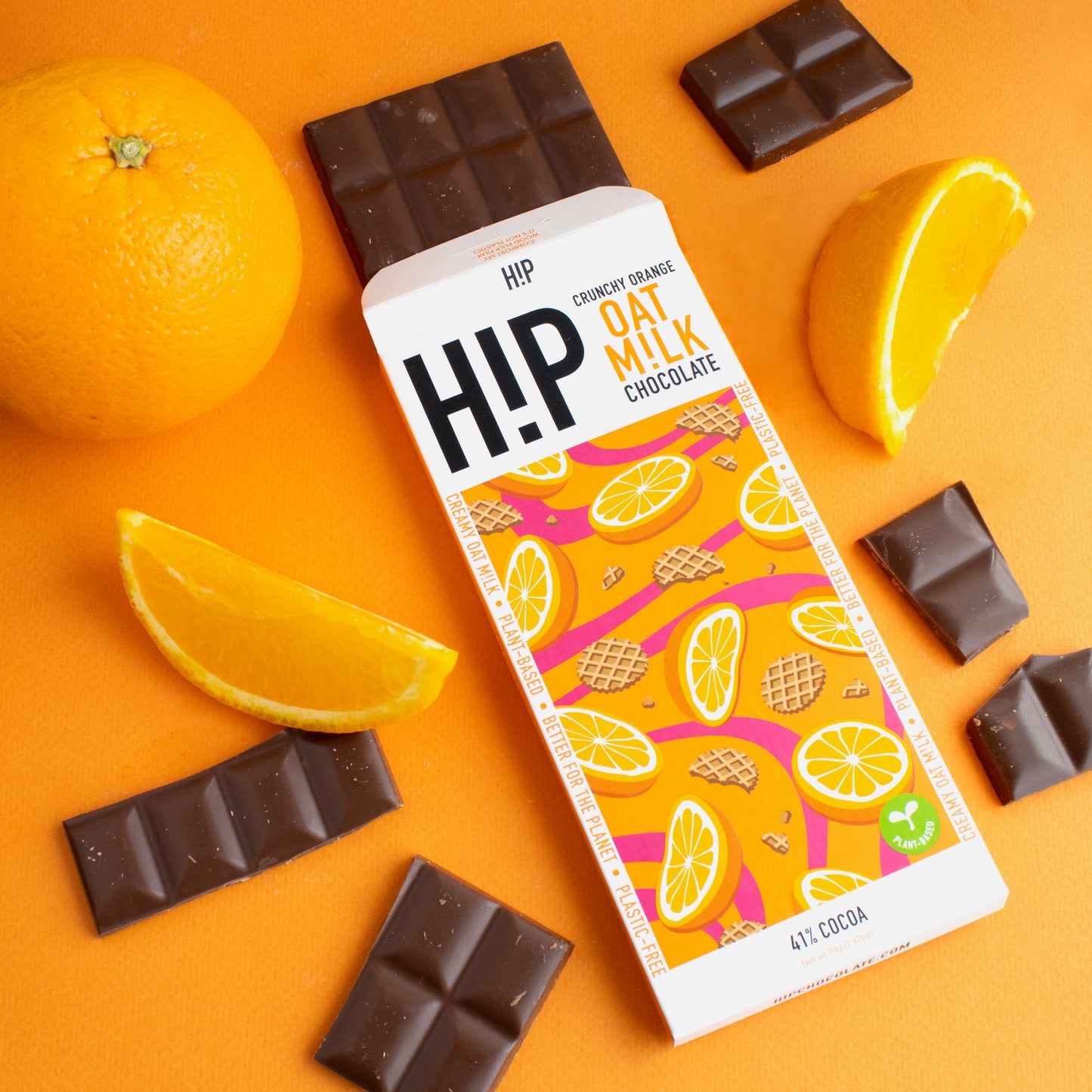 Love Cocoa H!P Crunchy Orange Bar