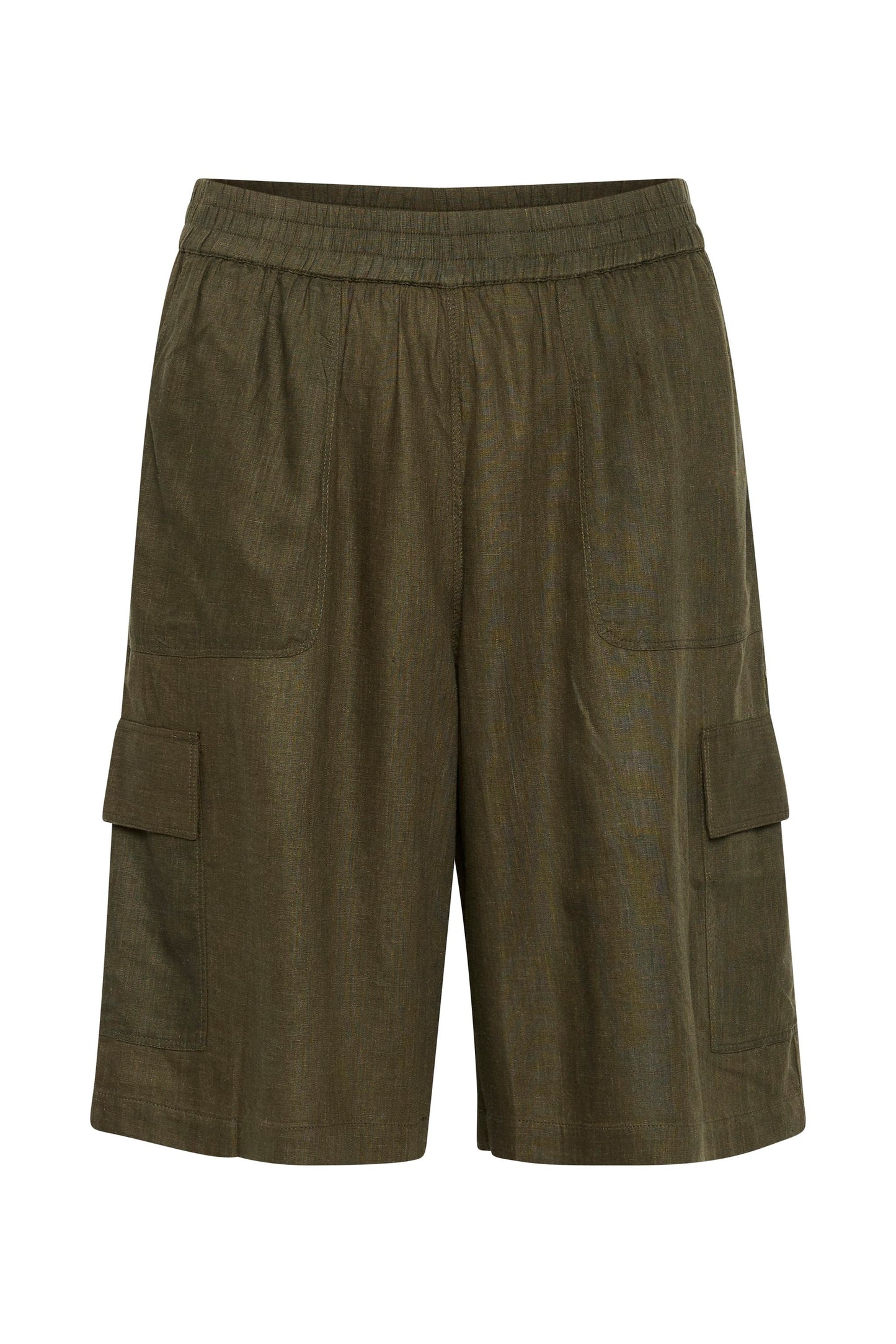 KAFFE Milia Shorts in Forest Night