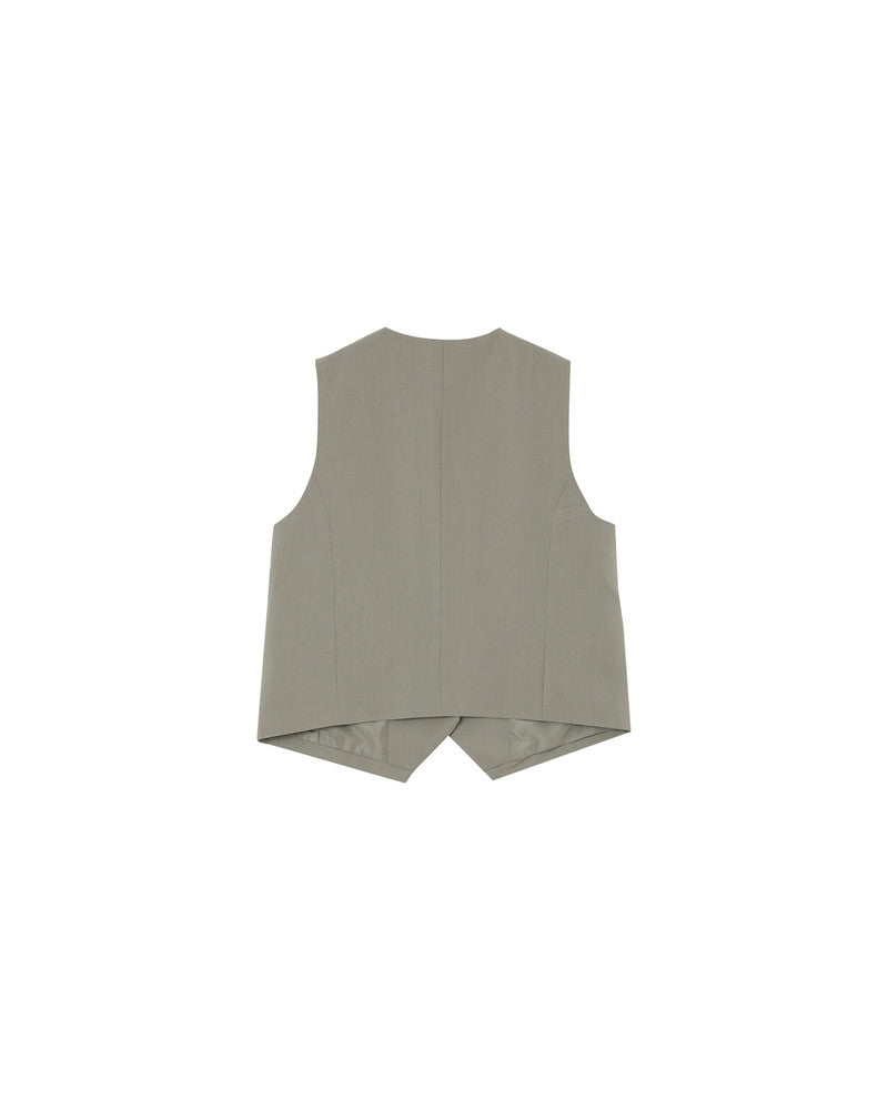 Grace & Mila Loki Waistcoat in Khaki