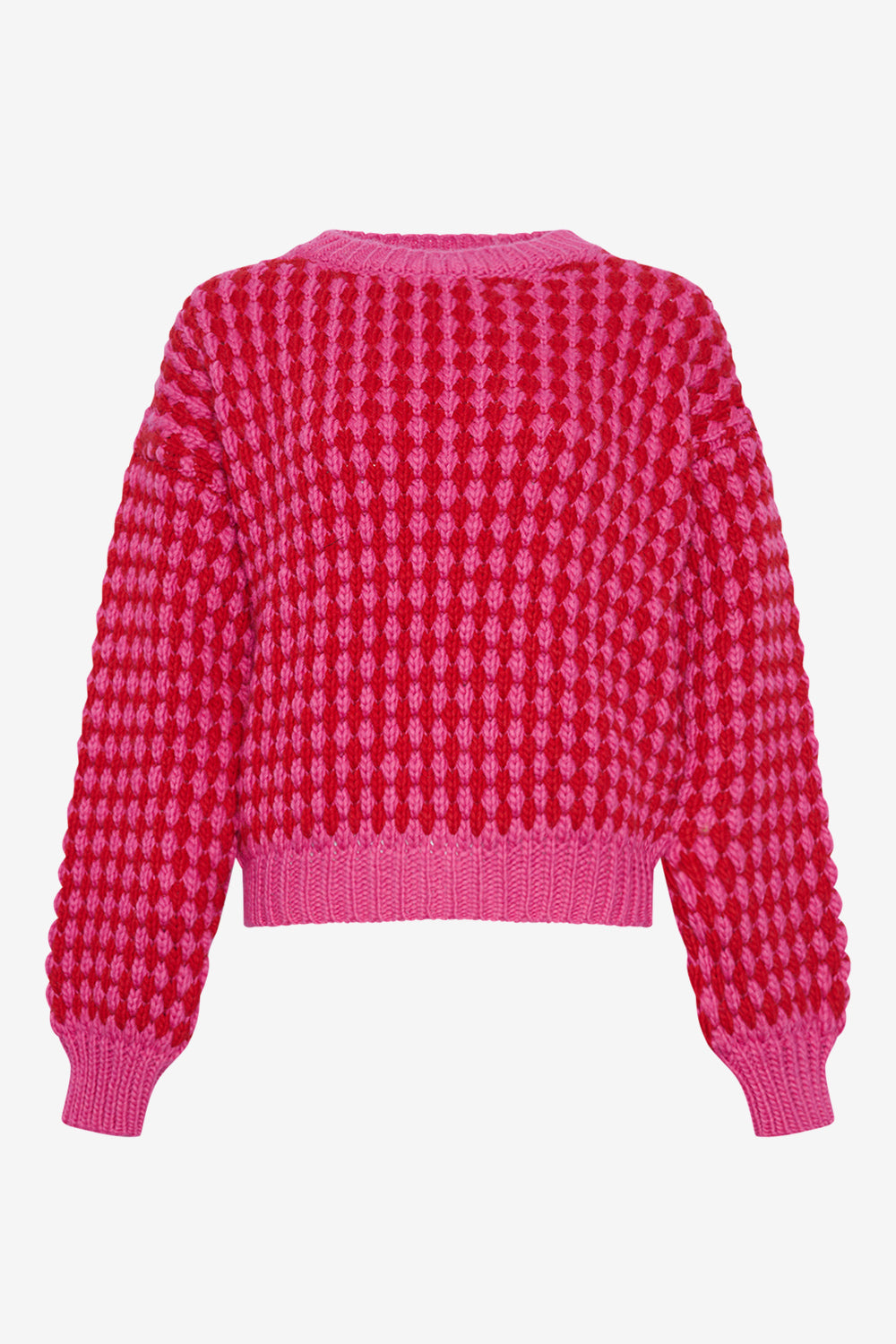 Noella Gio Knit Jumper in Red Pink Mix