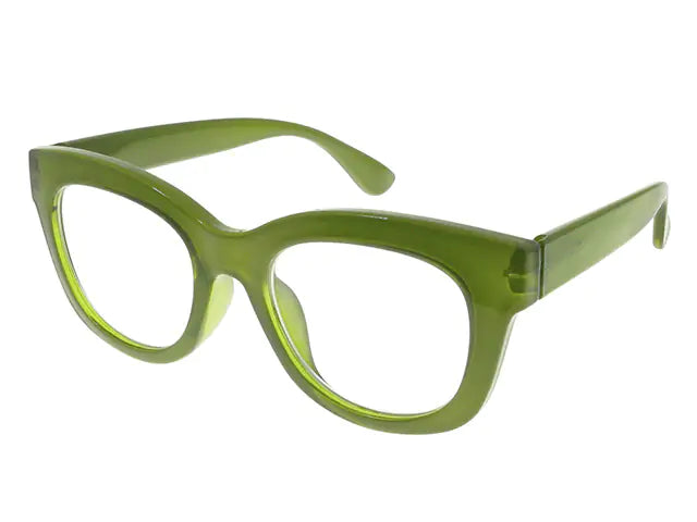 Goodlookers Reading Glasses 'Encore' Olive