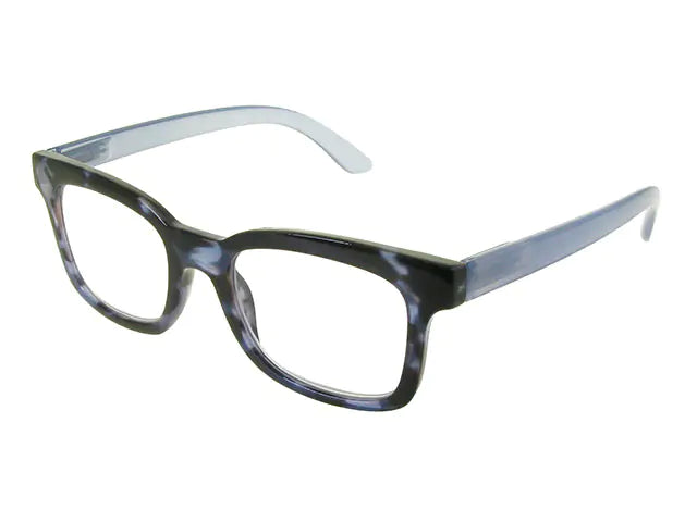 Goodlookers Reading Glasses 'Jesse' Blue Tortoiseshell