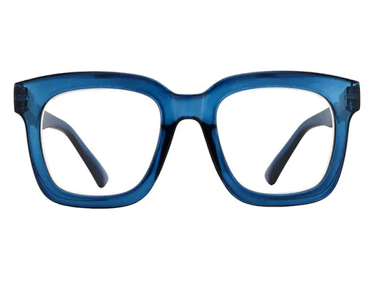 Reading Glasses 'Jamie' Transparent Blue