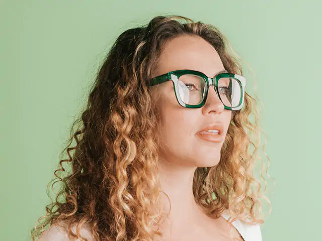 Goodlookers Reading Glasses 'Jamie' Green