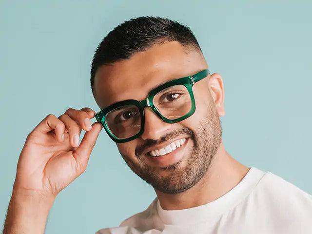 Goodlookers Reading Glasses 'Jamie' Green