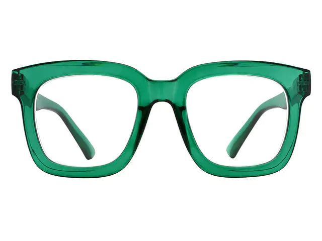 Goodlookers Reading Glasses 'Jamie' Green