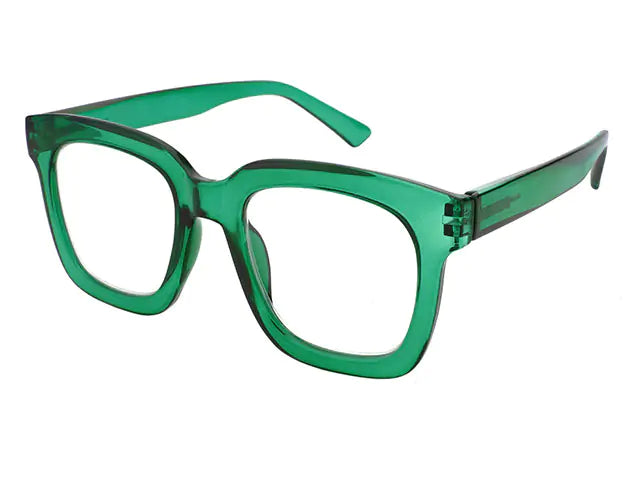 Goodlookers Reading Glasses 'Jamie' Green